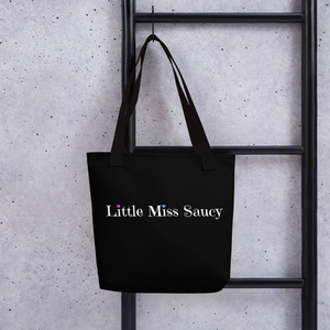 Little Miss Saucy Wordmark Tote Bag