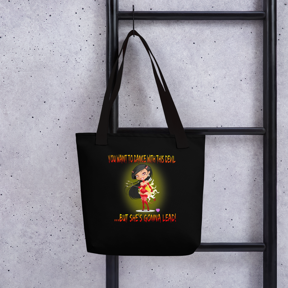 Dance With The Devil Tote Bag