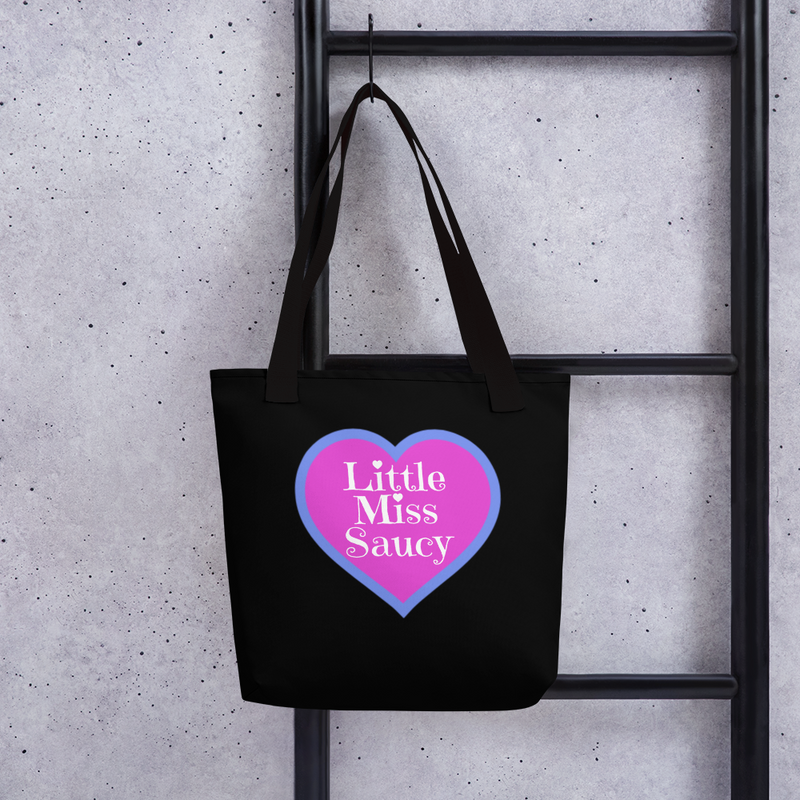 Little Miss Saucy Heart Tote Bag