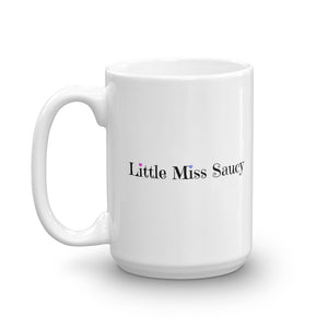 Little Miss Saucy Wordmark Mug