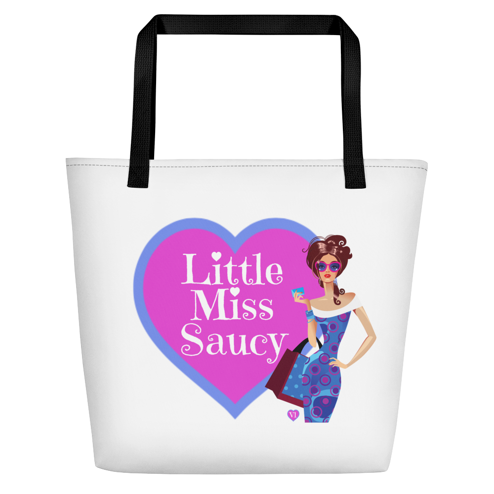 Little Miss Saucy Ladies Beach Bag