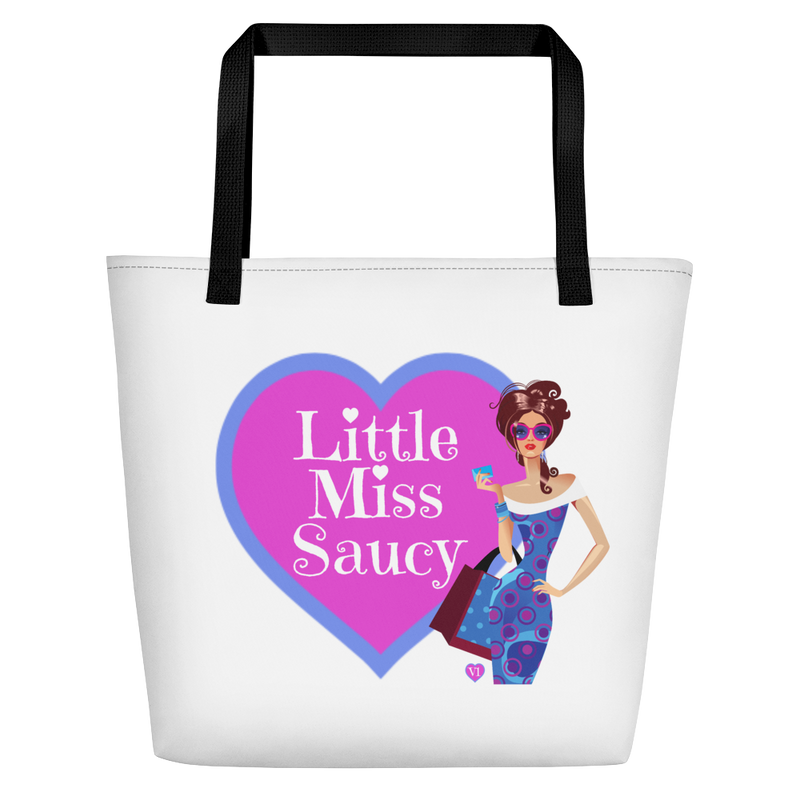 Little Miss Saucy Ladies Beach Bag