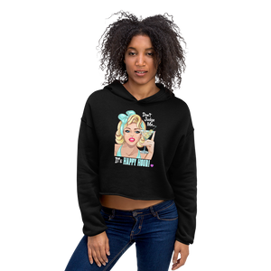 Happy Hour Crop Hoodie