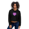 Little Miss Saucy Heart Crop Hoodie