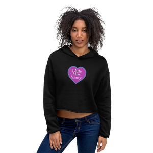 Little Miss Saucy Heart Crop Hoodie