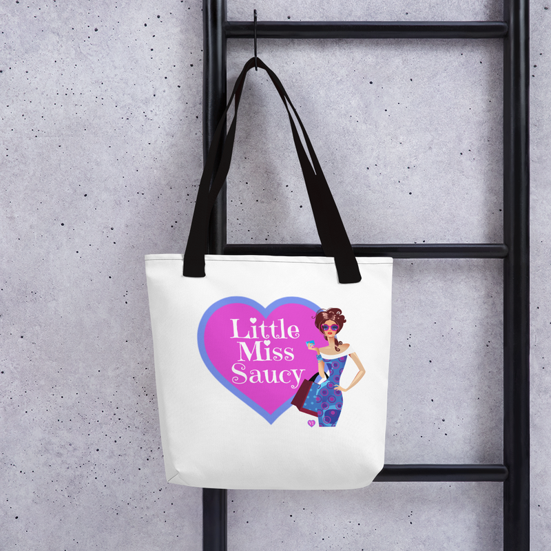 Little Miss Saucy Ladies Tote Bag