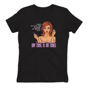 My Time Is On Time Cotton T-Shirt