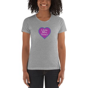 Little Miss Saucy Heart Cotton T-Shirt