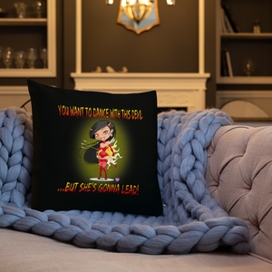 Dance With The Devil Throw Pillow