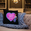 Little Miss Saucy Ladies Throw Pillow