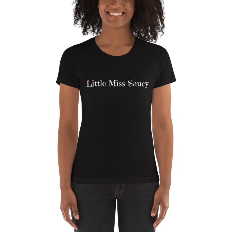 Little Miss Saucy Wordmark Cotton T-Shirt