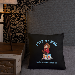 Mind My Mind Throw Pillow