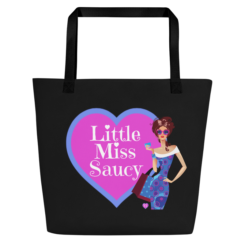 Little Miss Saucy Ladies Beach Bag