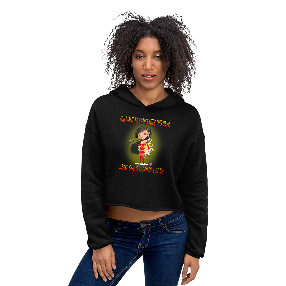 Dance With The Devil Crop Hoodie