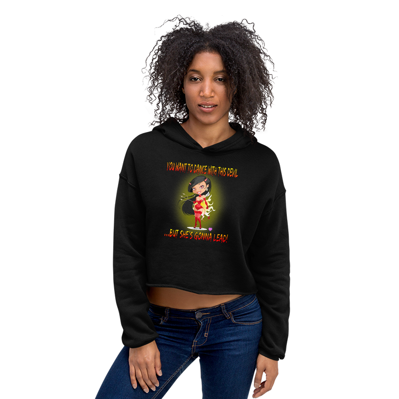 Dance With The Devil Crop Hoodie