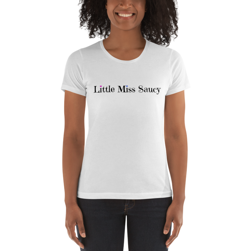 Little Miss Saucy Wordmark Cotton T-Shirt