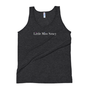 Little Miss Saucy Wordmark Tank Top