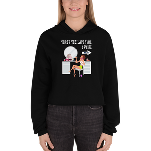 Swipe Right Crop Hoodie