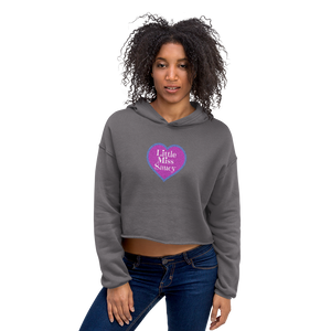 Little Miss Saucy Heart Crop Hoodie