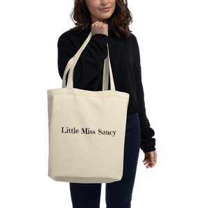 Little Miss Saucy Wordmark Eco Friendly Tote Bag