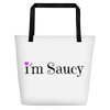 Little Miss Saucy Ladies Beach Bag