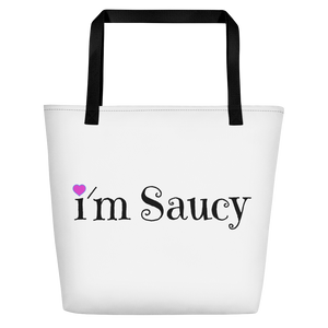 Little Miss Saucy Ladies Beach Bag