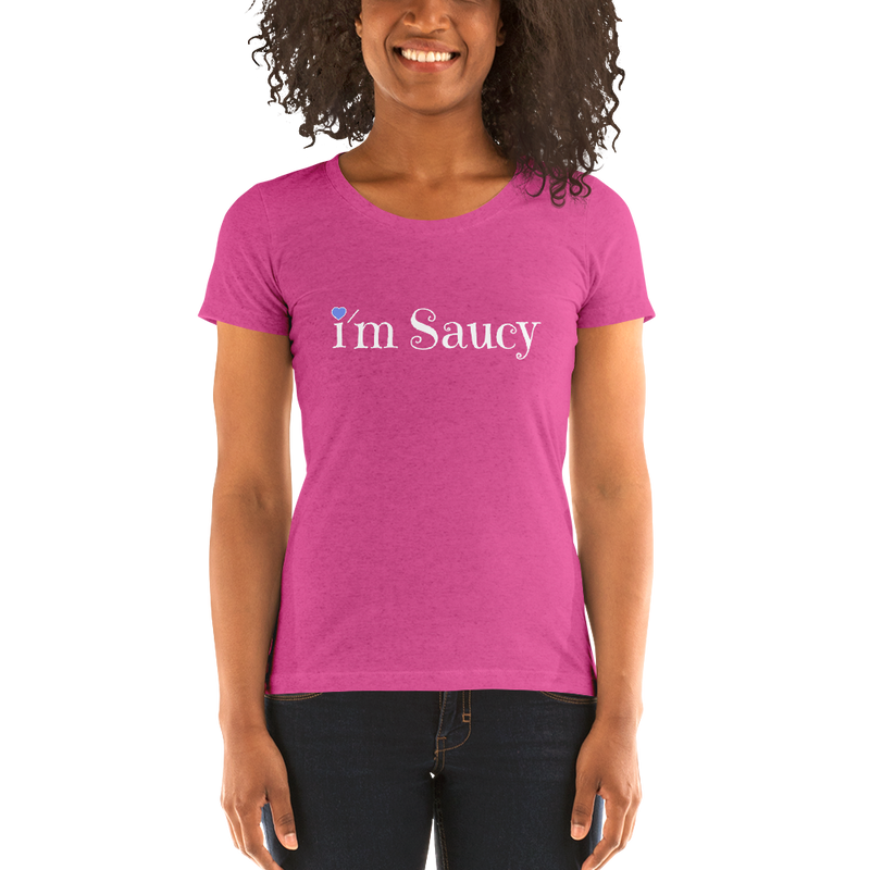 I'm Saucy Tri-Blend T-Shirt