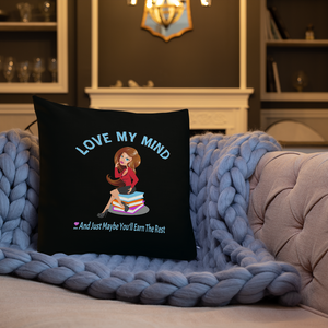 Mind My Mind Throw Pillow