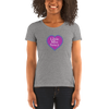 Little Miss Saucy Heart Tri-Blend T-Shirt