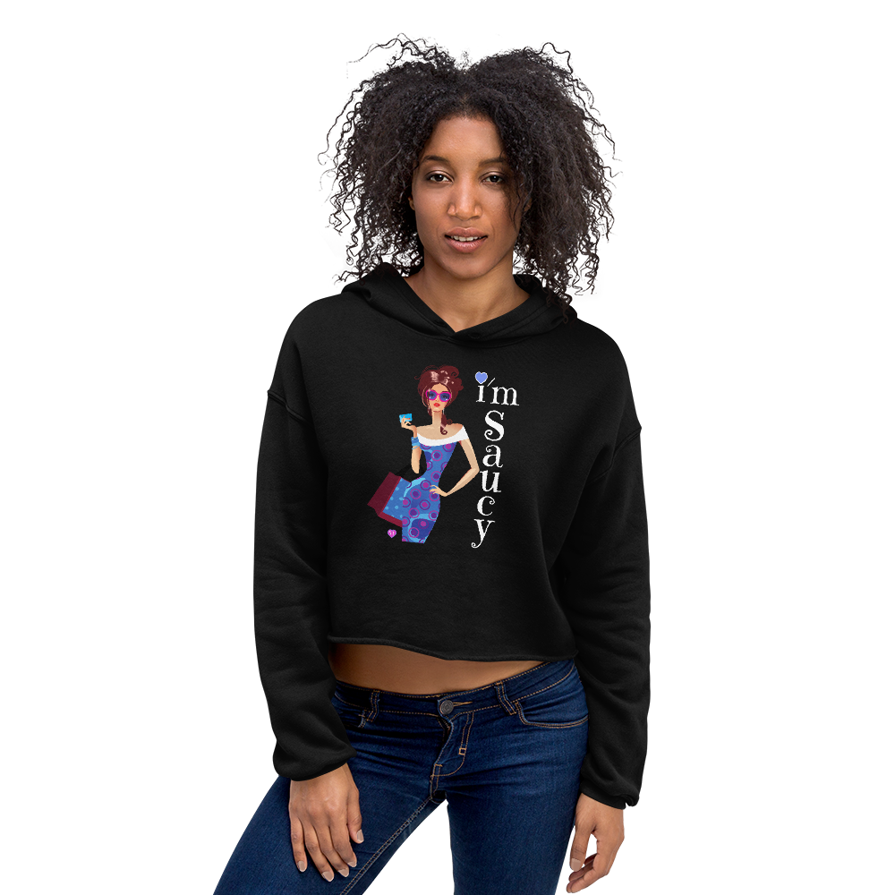 Saucy Girl Crop Hoodie