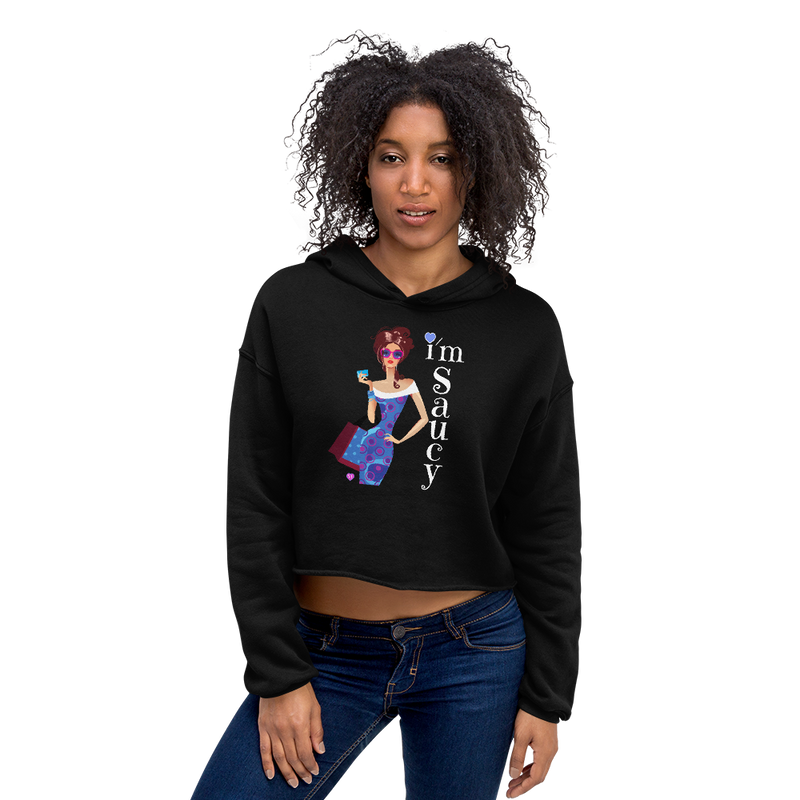 Saucy Girl Crop Hoodie