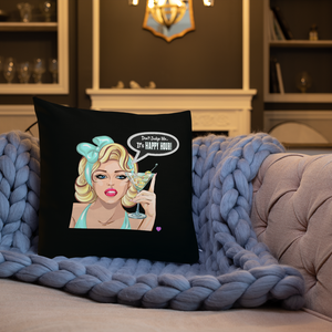 Happy Hour Throw Pillow