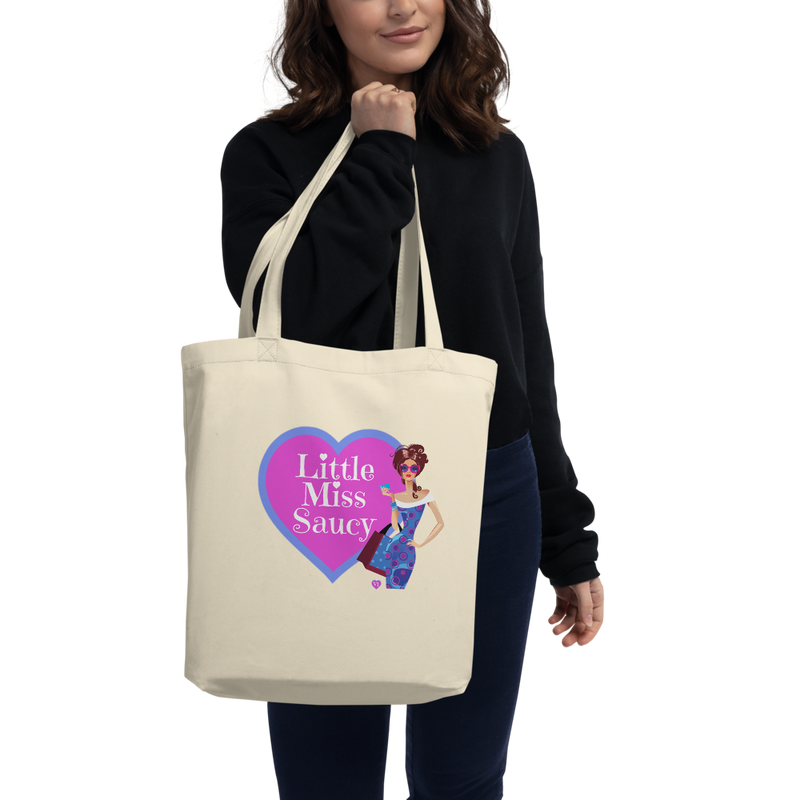 Little Miss Saucy Ladies Eco Friendly Tote Bag