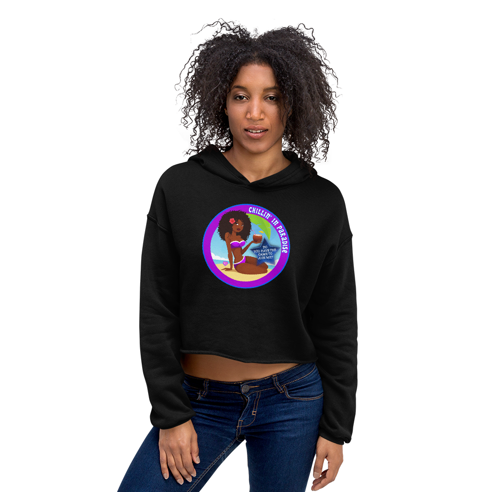 Chillin' In Paradise Crop Hoodie