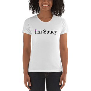 I'm Saucy Cotton T-Shirt