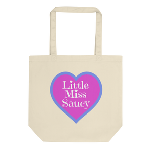 Little Miss Saucy Heart Eco Friendly Tote Bag