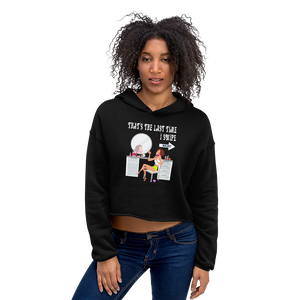 Swipe Right Crop Hoodie