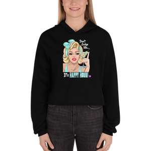 Happy Hour Crop Hoodie