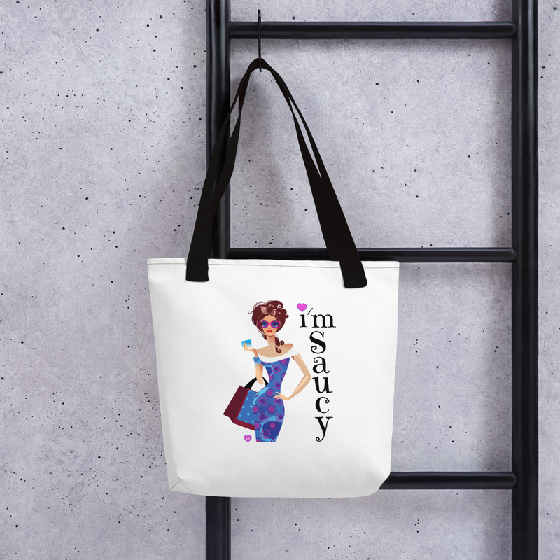 Saucy Girl Tote Bag