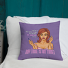 My Time Is On Time Throw Pillow